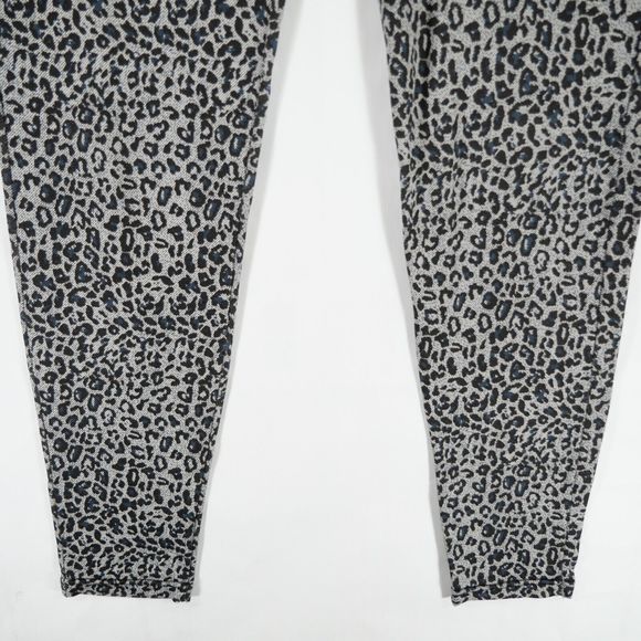 Steve Madden Women's Leopard Print Denim Animal Pattern Stretch Leggings Size M - Picture 4 of 13